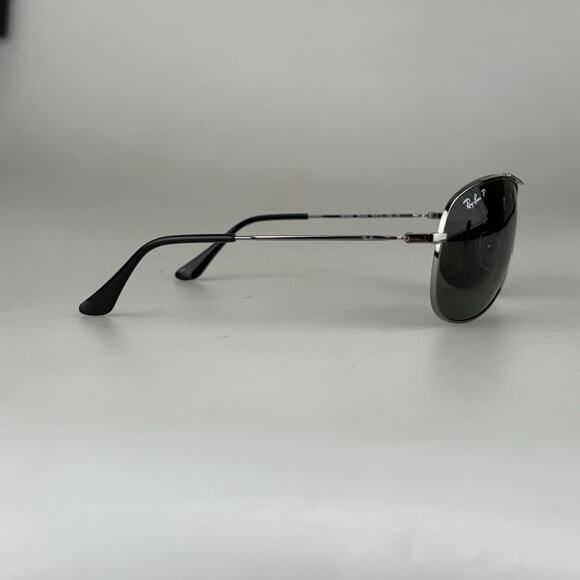 Ray-Ban Sunglasses RB 3293 004/9A Silver Polarized Aviator Pilot New + Case - Picture 3 of 13